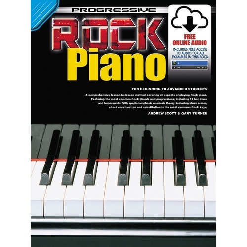 Progressive Rock Piano Method Book with Online Audio Access