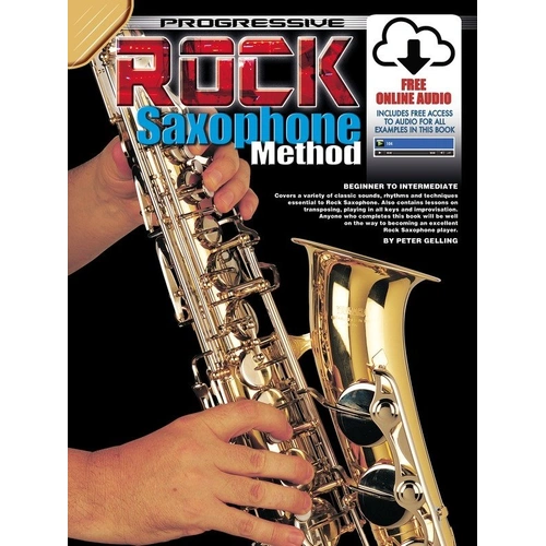Progressive Rock Saxophone Method Book with CD