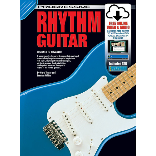 Progressive Rhythm Guitar Book/Online Video And Audio Book