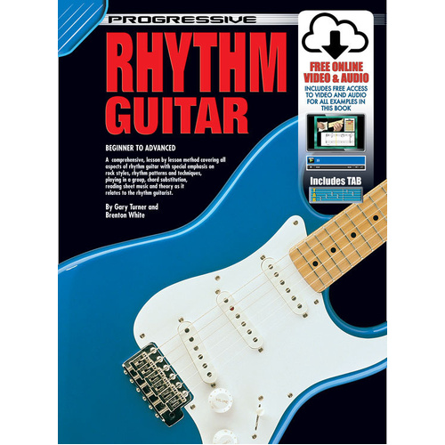 Progressive Rhythm Guitar Book with Online Video & Audio Access