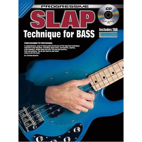 Progressive Slap Technique for Bass Book and CD