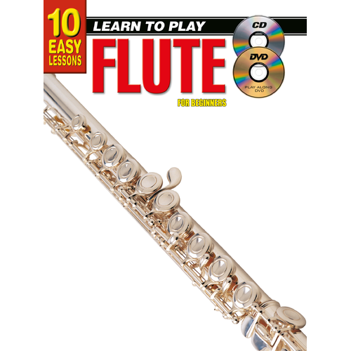 10 Easy Lessons for Flute Book with CD