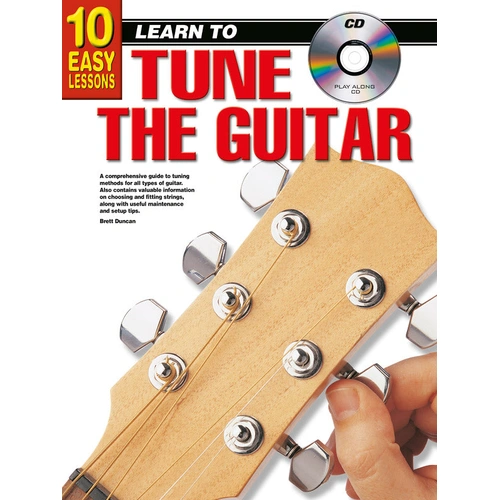 10 Easy Lessons: Learn to Play and Tune the Guitar Book/CD