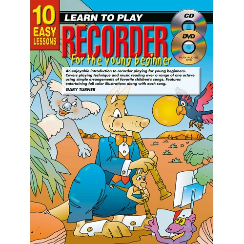 10 Easy Lessons Recorder for Young Beginners Pack