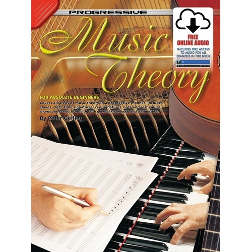 Progressive Theory Music Theory Book by Learn To Play Publishing - 96 Pages