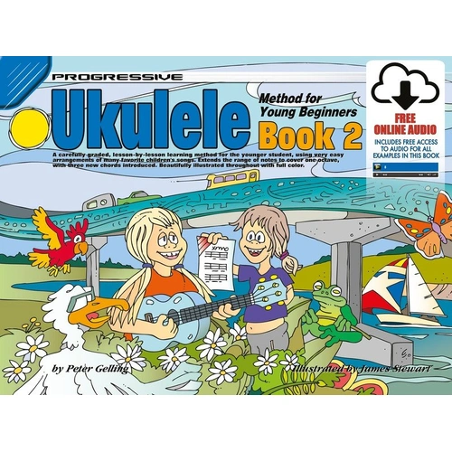 Progressive Ukulele Method for Young Beginners Book 2 with DVD and CD