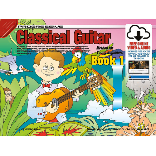 Progressive Classical Guitar for Young Beginners Book