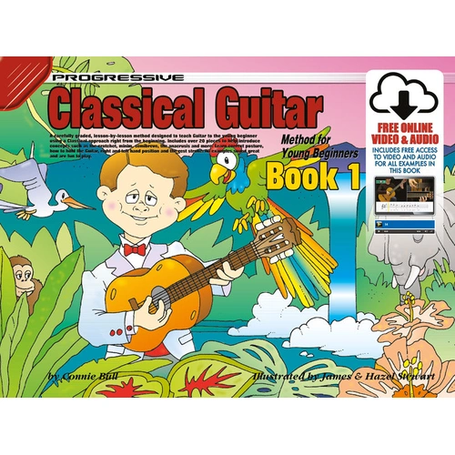 Progressive Classical Guitar for Young Beginners Book