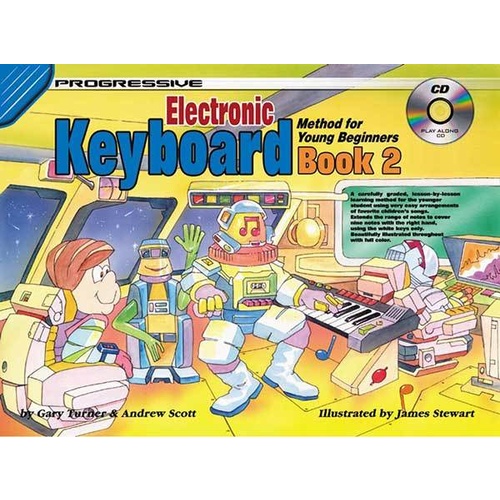 Progressive Keyboard Book 2 For Young Beginners Book/CD
