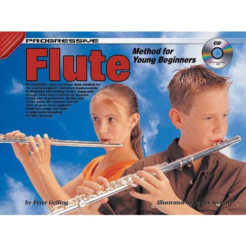 Progressive Flute For Young Beginners Book/CD