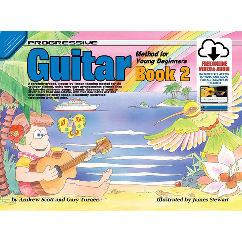 Progressive Guitar Method 2 For Young Beginners Book/Online Video And Audio Book