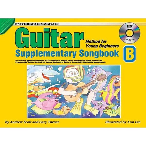Progressive Guitar Method for Young Beginners Supplementary Songbook B with CD