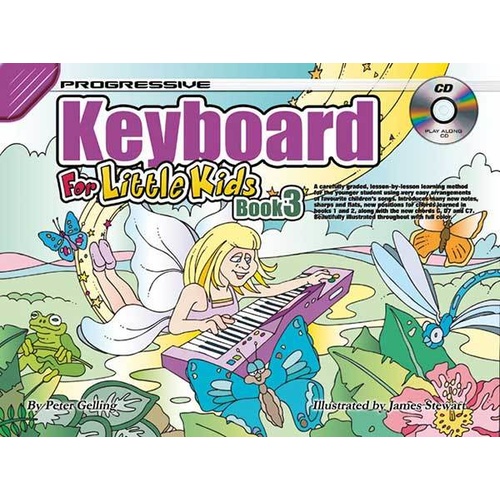 Progressive Keyboard Book 3 For Little Kids Book/CD