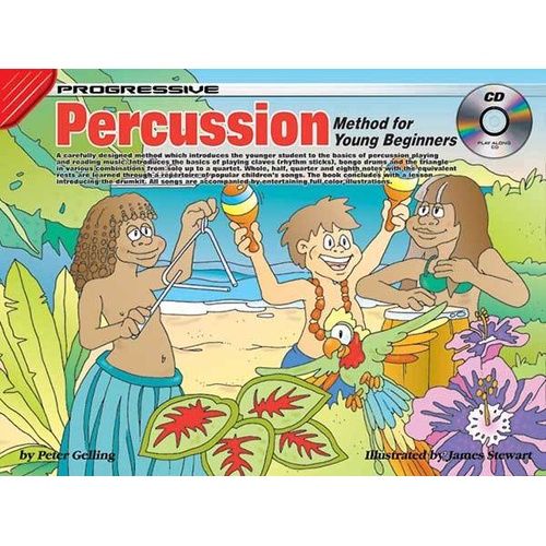 Progressive Percussion Method for Young Beginners Book and CD