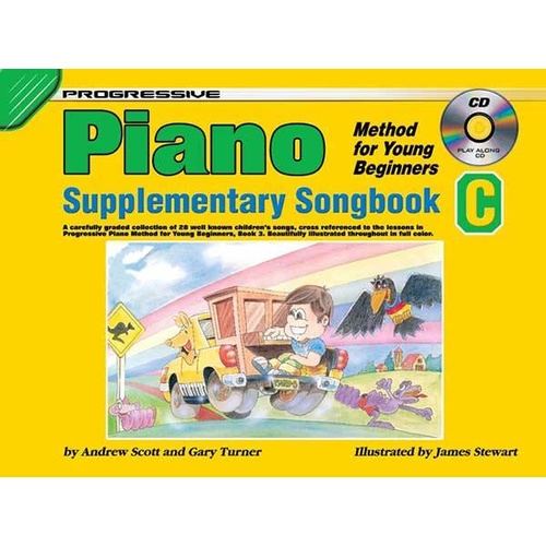 Progressive Piano Method For Young Beginners Supplementary Songbook C Book/CD