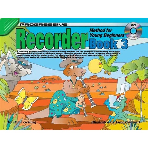 Progressive Recorder Book 3 for Young Beginners with CD