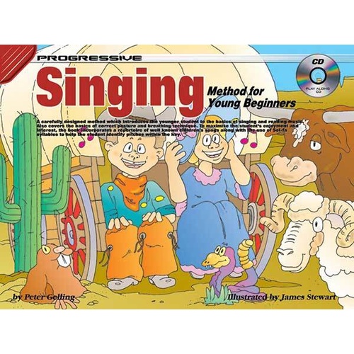 Progressive Singing Method For Young Beginners Book/CD