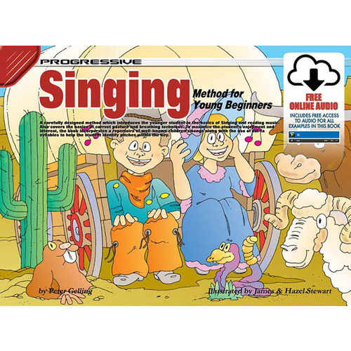 Progressive Singing Method For Young Beginners Book/Online Audio Book