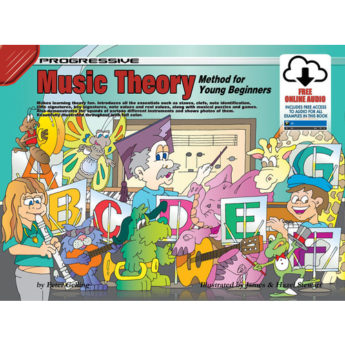 Progressive Theory Method For Young Beginners Book/Online Video And Audio Book