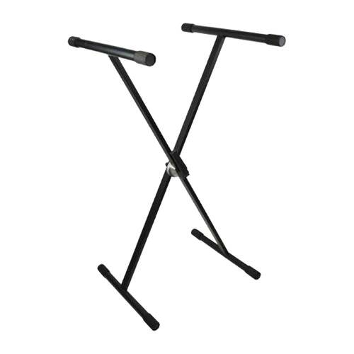 Crown Heavy Duty X-Style Height Adjustable Keyboard Stand (Black)
