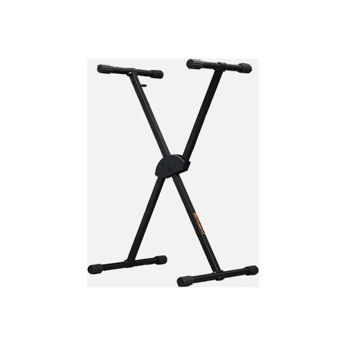 ROLAND KS-10X Keyboard Stand - X-Frame Design, Single Braced, Height Adjustable, Portable Support for Keyboards
