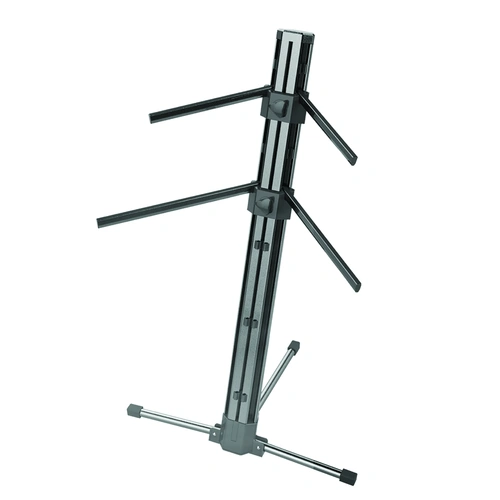Xtreme KS170 Pro Double Tier Professional Keyboard Stand with Folding Chrome Legs