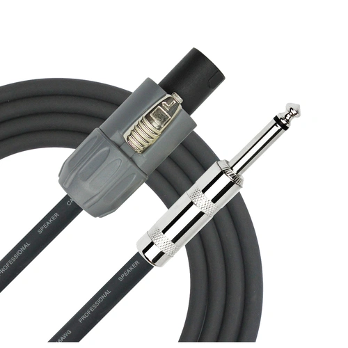 Kirlin 20FT Speakon to Jack Speaker Cable 16AWG CCAM Conductors PVC Jacket