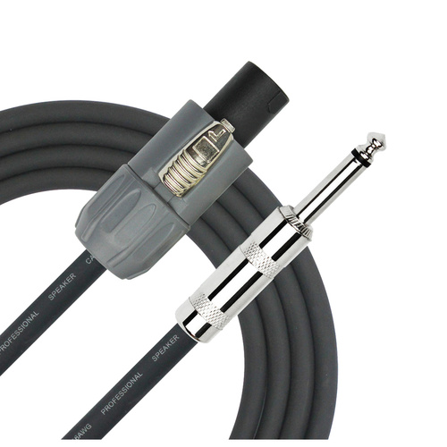 Kirlin 3ft Speakon to Jack Speaker Cable KSBCV165K-3, 16AWG CCAM, PVC Jacket, Limited Lifetime Warranty