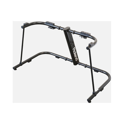 ROLAND KS-G8B Portable Stage Keyboard Stand for 88-Note Keyboards - Sturdy Steel, Sleek Black Finish, Foldable Design