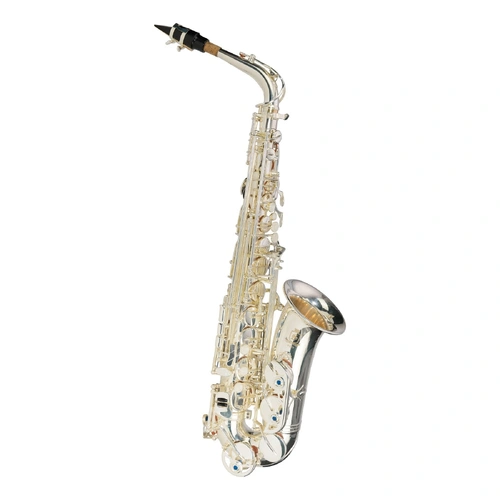 Steinhoff AS20 Intermediate Alto Saxophone Silver with Case and Accessories