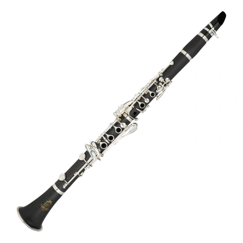 Steinhoff Intermediate Bb Clarinet CL30 with Ebonite Body, Silver Plated Keywork, Adjustable Thumb-Rest, Case and Accessories