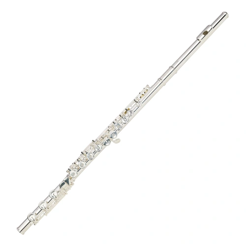 Steinhoff FL55 Intermediate C Flute Silver with French Cut Key Mechanisms and Hardcase
