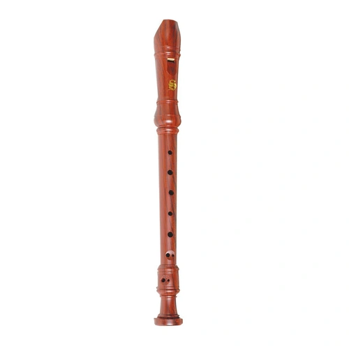 Steinhoff KSR-6-WDN Wood-Look Soprano Recorder with Cleaning Rod and Pouch