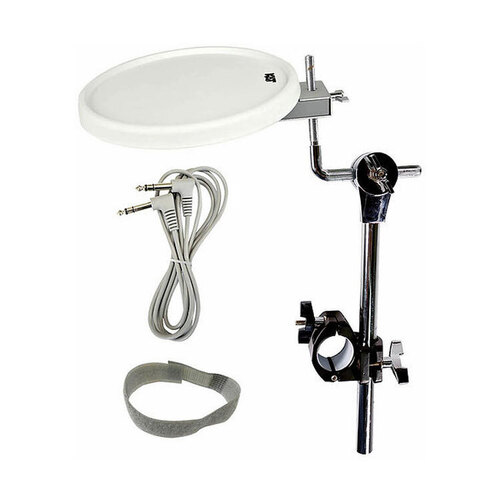 KAT 9" Electronic Drum Pad with Tom Arm, Clamp, Cable & Dual Zone Triggering