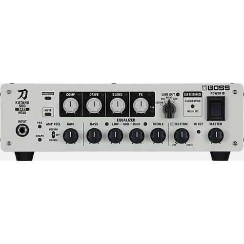 BOSS KATANA-500 500W Bass Head - Advanced Class D Amplification with Cab Resonance Technology