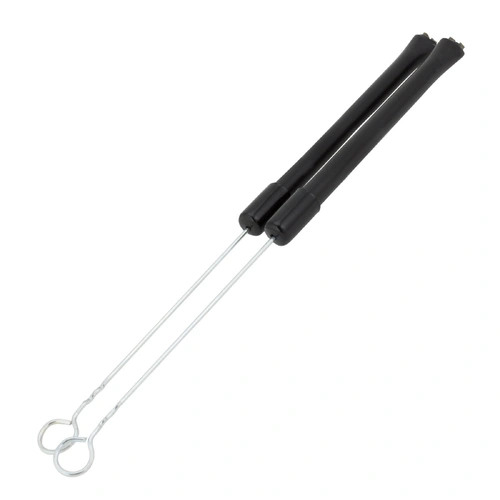 Kahzan Retractable Wire Brushes with Rubber Handle - Pair