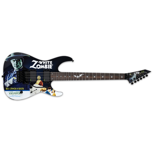 ESP-LTD Kirk Hammett White Zombie Graphic Guitar