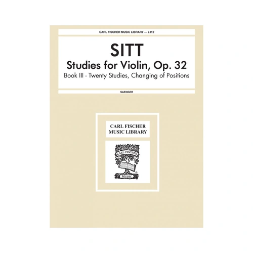Studies for Violin Op 32 Part 3 Sheet Music