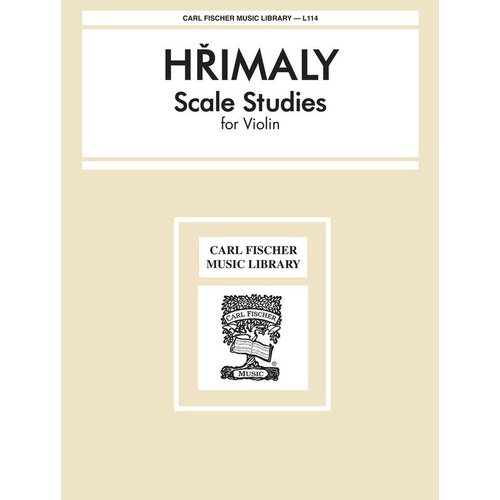 Hrimaly Scale Studies for Violin by Carl Fischer, 40 Pages
