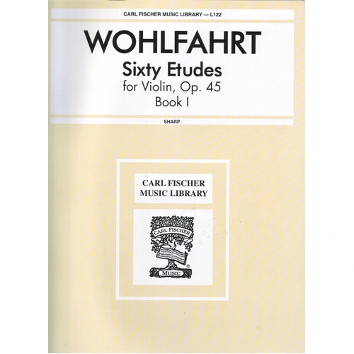 Wohlfahrt 60 Studies Op. 45 Book 1 for Violin