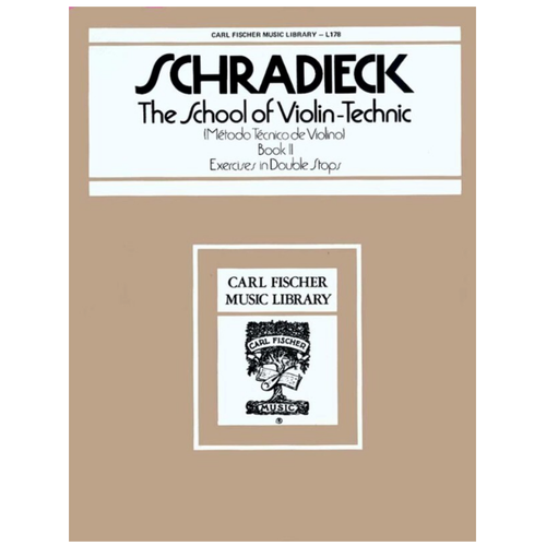Schradieck School of Violin Technic Book 1 - Violin Sheet Music