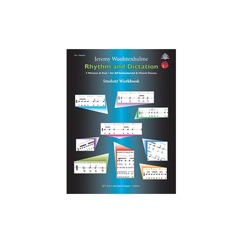 Rhythm and Dictation Teacher Edition Workbook by Neil A. Kjos Music Company, 52 Pages, for Classroom & Home Use