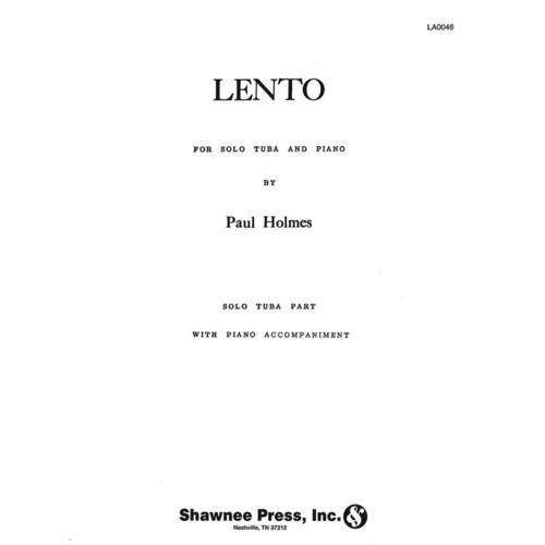 Lento Tuba/Piano Book