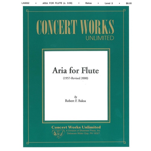 Aria For Solo Book