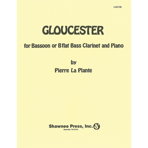 Gloucester Or B Flat Bass Bassoon Piano Book