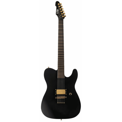LTD Alan Ashby LTE Signature Black Satin Guitar with EMG 81 Pickup and Hardshell Case