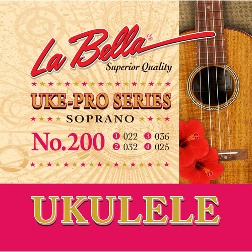 La Bella 200 Series Soprano Ukulele Strings