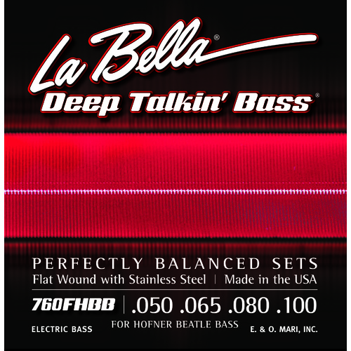 La Bella 670FHBB Flat Wound Beatle Bass Strings 50-100
