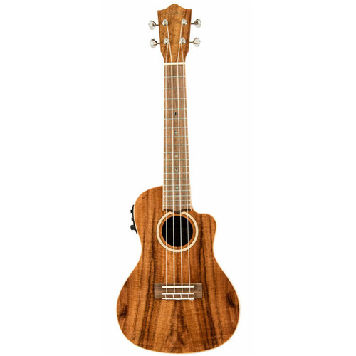 Lanikai Acacia Series All Solid Concert Ukulele with Fishman Kula Preamp in Natural Gloss Finish
