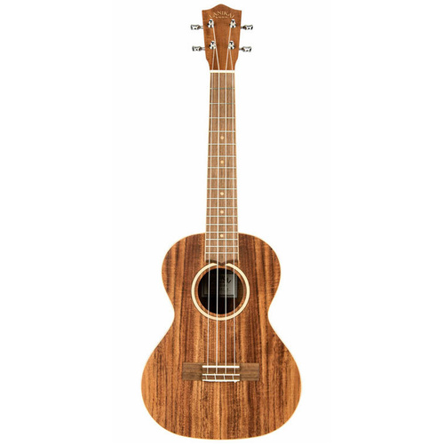 Lanikai Acacia Solid Top Tenor Ukulele with Padded Gig Bag in Natural Satin Finish